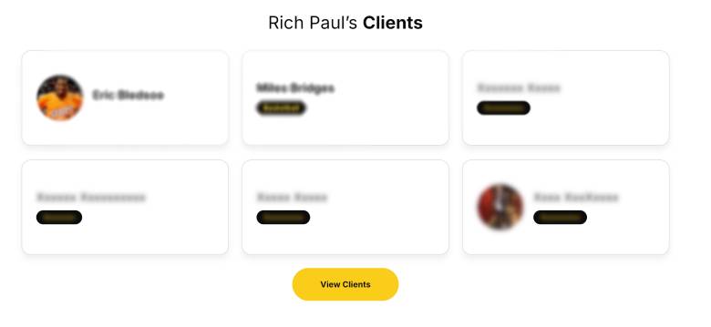 Representative's clients