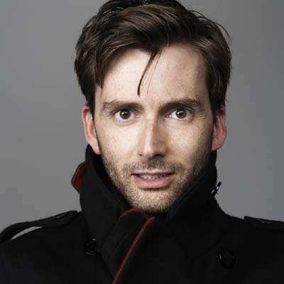 David Tennant blue suit