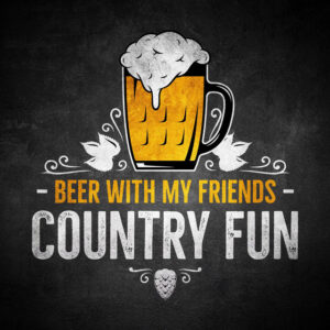 Album cover: Beer with My Friends - Country Fun