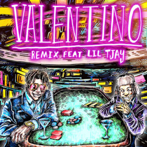 Album cover: VALENTINO (feat. Lil Tjay) [Remix]