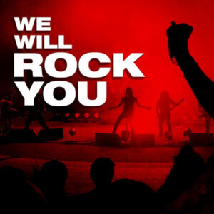 Album cover: We Will Rock You