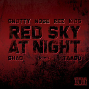 Album cover: Red Sky at Night (Remix)